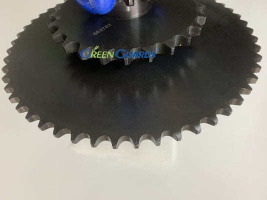 OEM Standard Pinion Double Sprocket G663703 Sprzęt trawnikowy części zamienne do maszyny Turfco